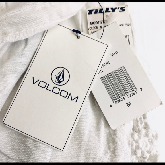 Volcom Crochet Inset Beach Shorts - Picture 4 of 4